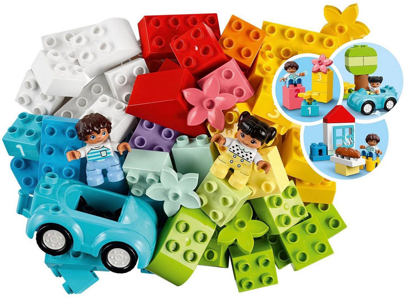LEGO® LEGO DUPLO Steinebox (10913), LEGO DUPLO Classic Konstruktionsspielsteine, (65 St), Made in Europe – Bild 5 von 5