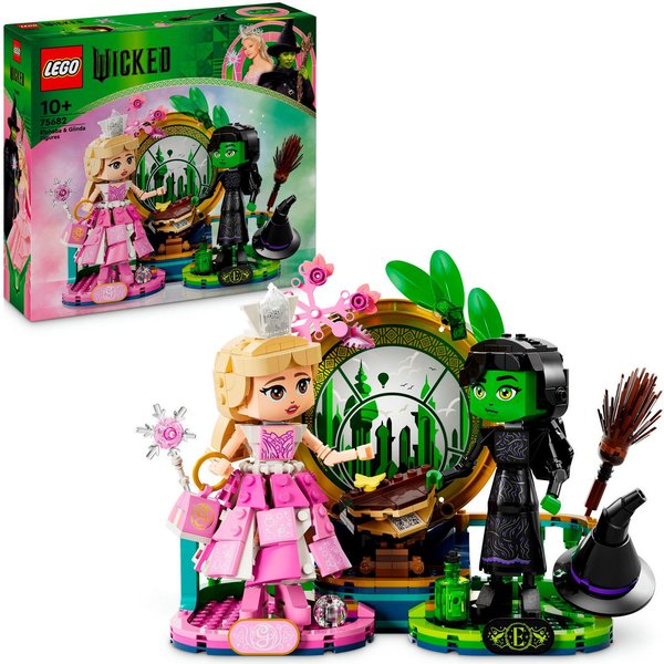 LEGO® Elphaba und Glinda (75682), LEGO Wicked Konstruktionsspielsteine, (558 St), Made in Europe
