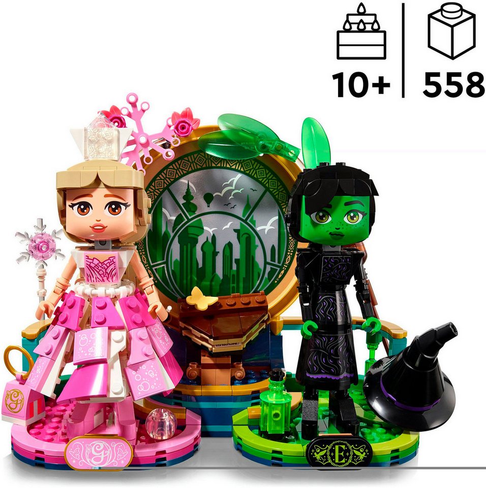 LEGO® Elphaba und Glinda (75682), LEGO Wicked Konstruktionsspielsteine, (558 St), Made in Europe – Bild 3 von 5