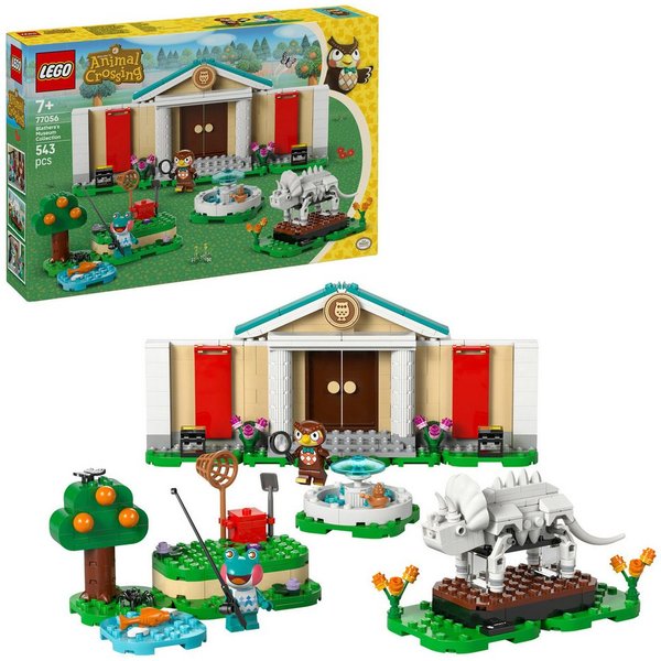 LEGO® Eugens Museumssammlung (77056), LEGO Animal Crossing Konstruktionsspielsteine, (543 St), Made in Europe