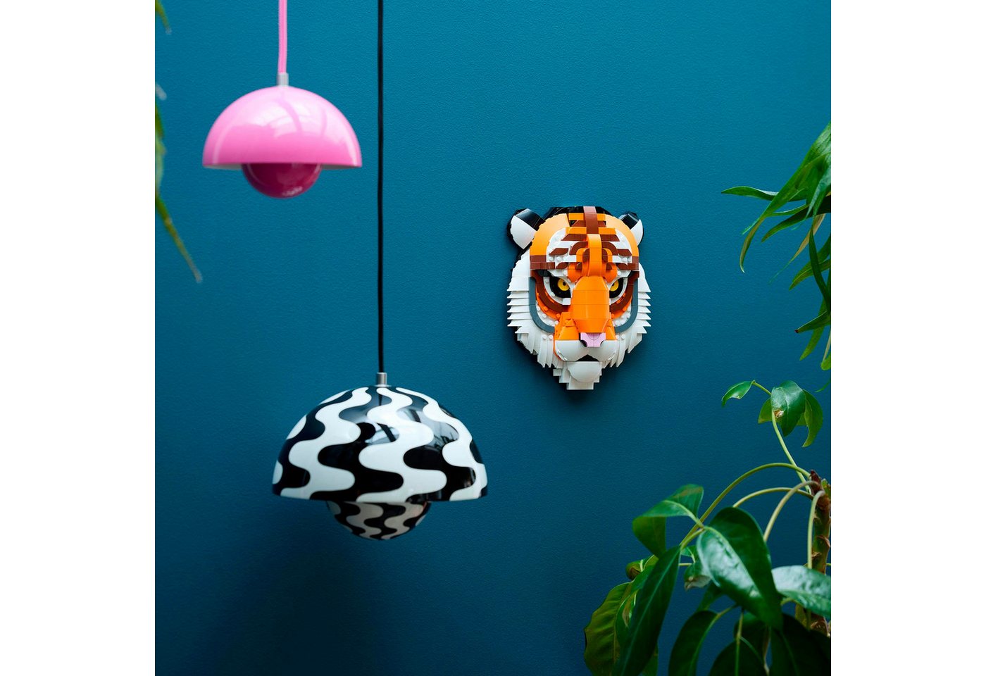 LEGO® Fauna Collection - Tiger (31217), LEGO ART Konstruktionsspielsteine, (744 St), Made in Europe – Bild 4 von 5