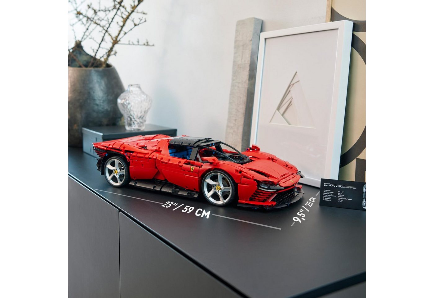 LEGO® Ferrari Daytona SP3 (42143), LEGO Technic Konstruktionsspielsteine, (3778 St), Made in Europe – Bild 2 von 5