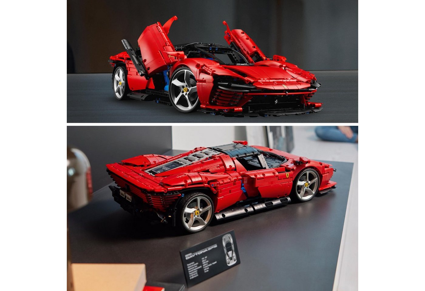 LEGO® Ferrari Daytona SP3 (42143), LEGO Technic Konstruktionsspielsteine, (3778 St), Made in Europe – Bild 5 von 5