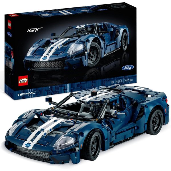 LEGO® Ford GT 2022 (42154), LEGO Technic Konstruktionsspielsteine, (1466 St)