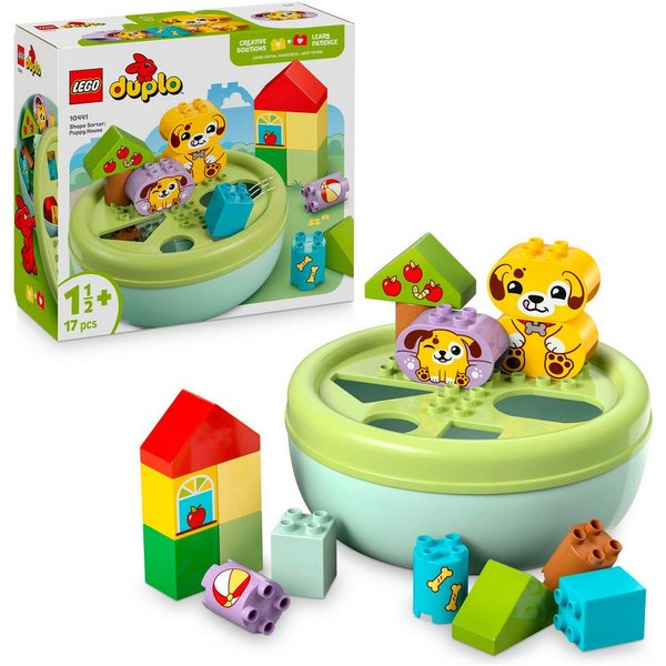 LEGO® Formsortierer: Welpenhaus (10441), LEGO DUPLO My First Konstruktionsspielsteine, (17 St), Made in Europe