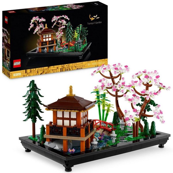 LEGO® Garten der Stille (10315), LEGO Icons Konstruktionsspielsteine, (1363 St), Made in Europe