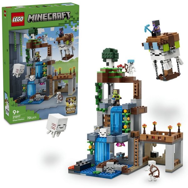 LEGO® Ghast-Station (21597), LEGO Minecraft Konstruktionsspielsteine, (754 St), Made in Europe