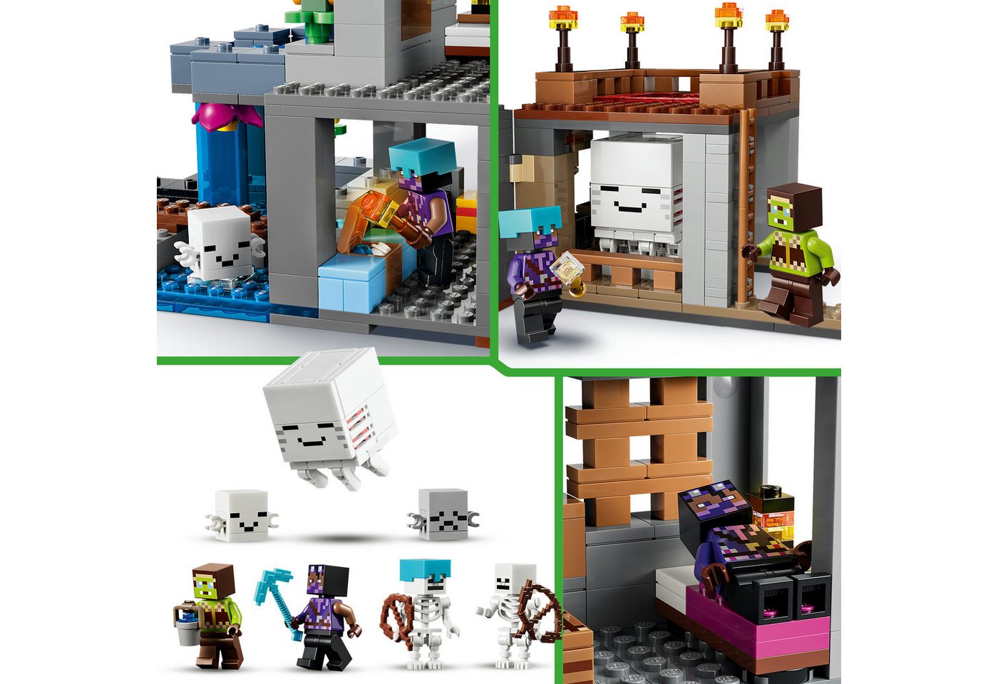 LEGO® Ghast-Station (21597), LEGO Minecraft Konstruktionsspielsteine, (754 St), Made in Europe – Bild 5 von 5