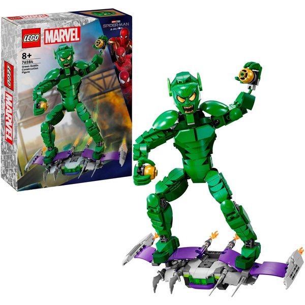 LEGO® Green Goblin Baufigur (76284), LEGO Super Heroes Konstruktionsspielsteine, (471 St), Made in Europe