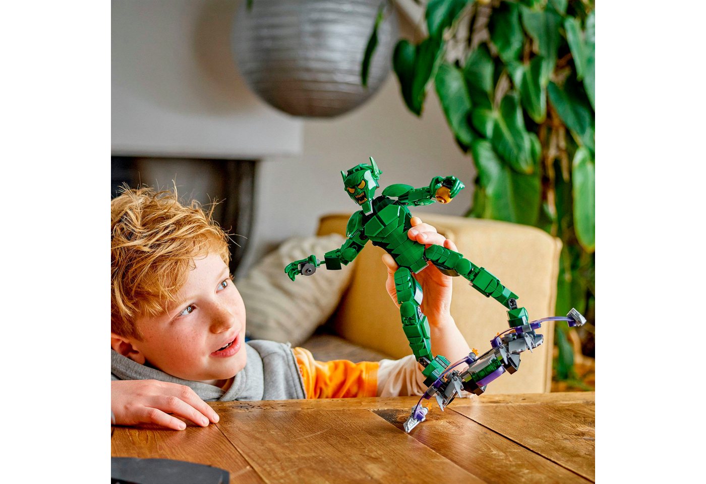 LEGO® Green Goblin Baufigur (76284), LEGO Super Heroes Konstruktionsspielsteine, (471 St), Made in Europe – Bild 2 von 5