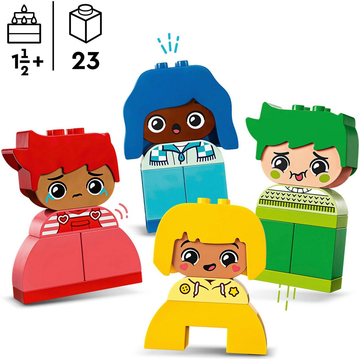 LEGO® Große Gefühle (10415), LEGO DUPLO My First Konstruktionsspielsteine, (23 St), Made in Europe – Bild 3 von 5