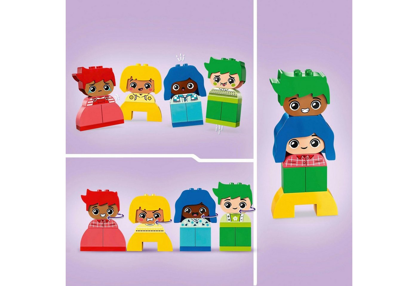 LEGO® Große Gefühle (10415), LEGO DUPLO My First Konstruktionsspielsteine, (23 St), Made in Europe – Bild 4 von 5