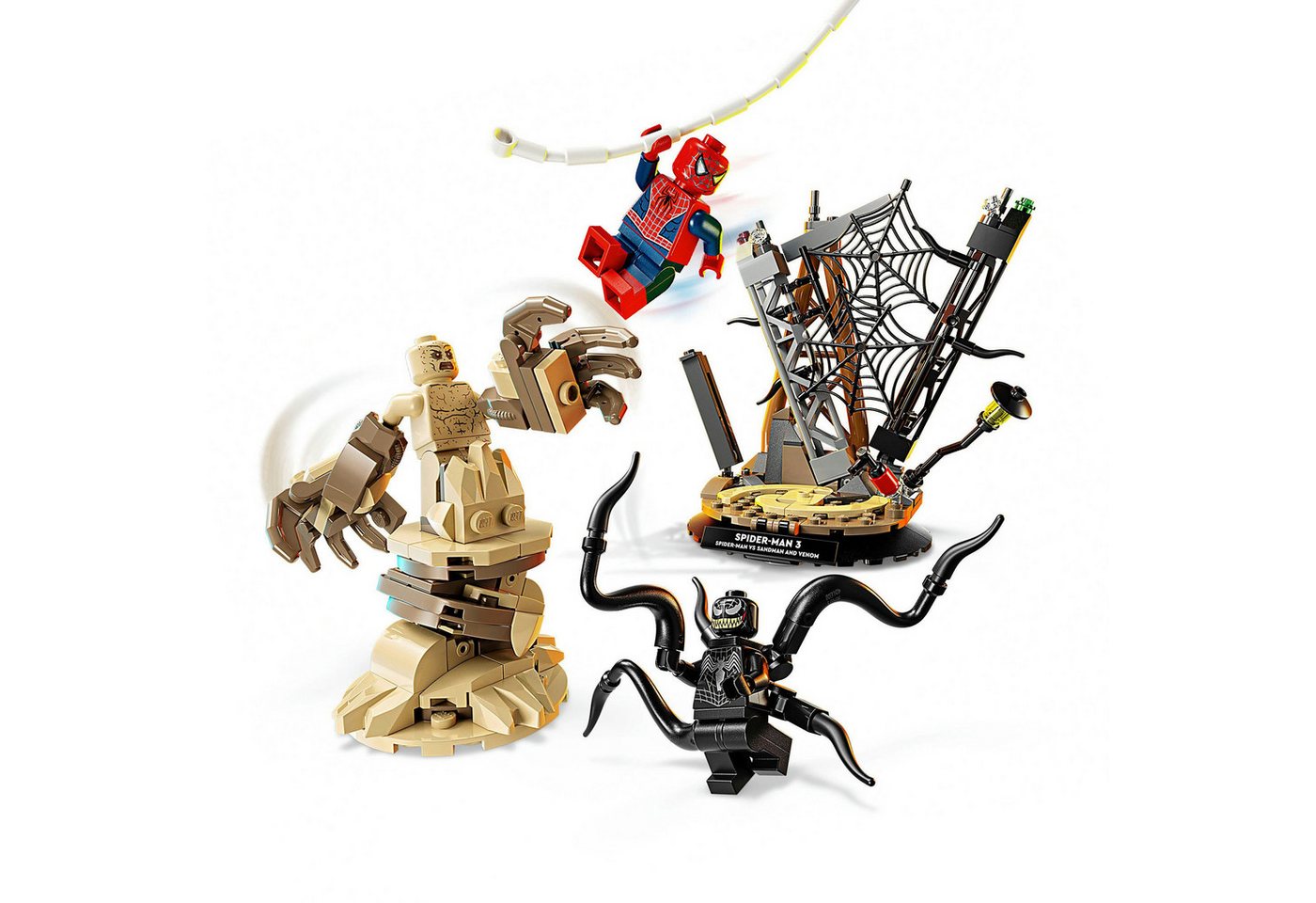 LEGO® Großer Showdown: Spider-Man vs. Sandman (76334), LEGO Super Heroes Konstruktionsspielsteine, (201 St), Made in Europe – Bild 4 von 5
