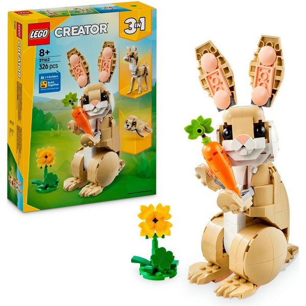 LEGO® Häschen (31162), LEGO Creator Konstruktionsspielsteine, (326 St), Made in Europe