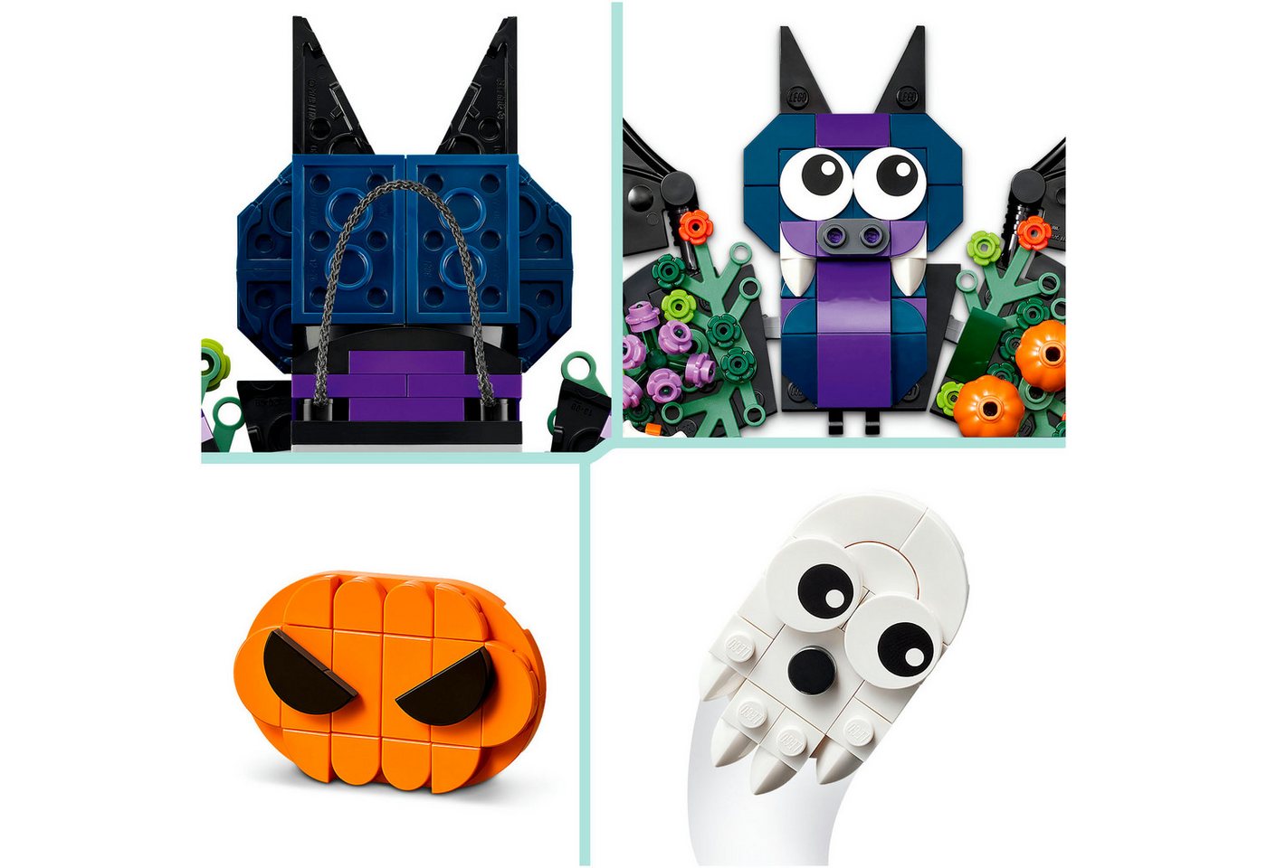 LEGO® Halloweenkranz (40825), LEGO LEGO Iconic Konstruktionsspielsteine, (617 St), Made in Europe – Bild 5 von 5
