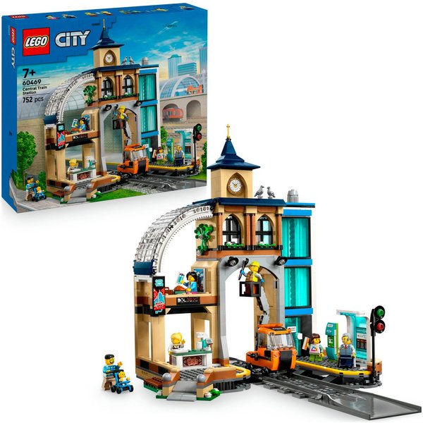 LEGO® Hauptbahnhof (60469), LEGO City Konstruktionsspielsteine, (752 St), Made in Europe