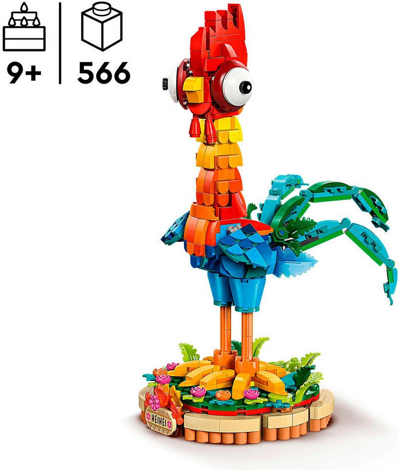 LEGO® Heihei (43272), LEGO Disney Princess Konstruktionsspielsteine, (566 St), Made in Europe – Bild 3 von 5