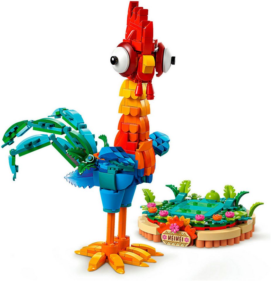 LEGO® Heihei (43272), LEGO Disney Princess Konstruktionsspielsteine, (566 St), Made in Europe – Bild 4 von 5