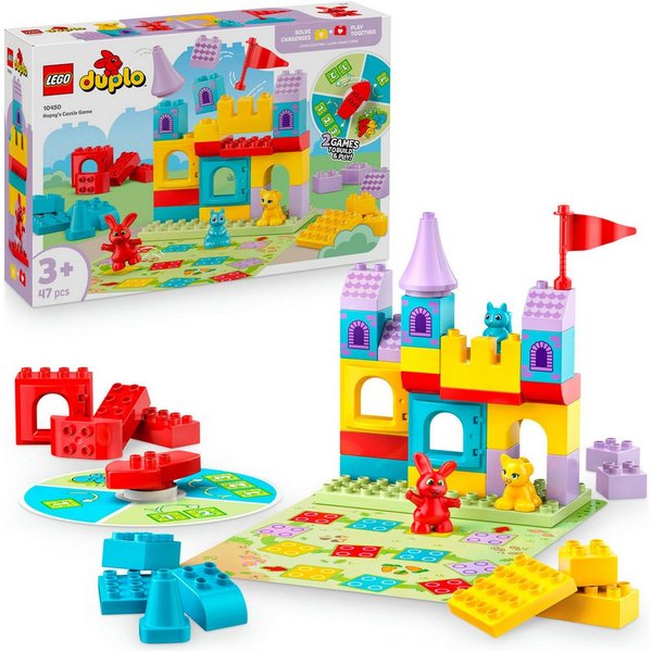 LEGO® Hopsys Burgspiel (10450), LEGO DUPLO Town Konstruktionsspielsteine, (47 St), Made in Europe