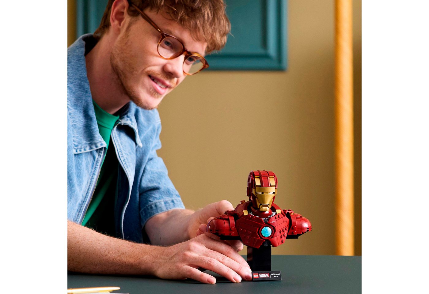LEGO® Iron Man MK4 (76327), LEGO Super Heroes Konstruktionsspielsteine, (436 St), Made in Europe – Bild 2 von 5
