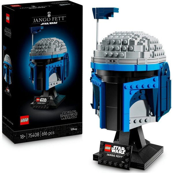 LEGO® Jango Fett Helm (75408), LEGO Star Wars ™ Konstruktionsspielsteine, (616 St), Made in Europe