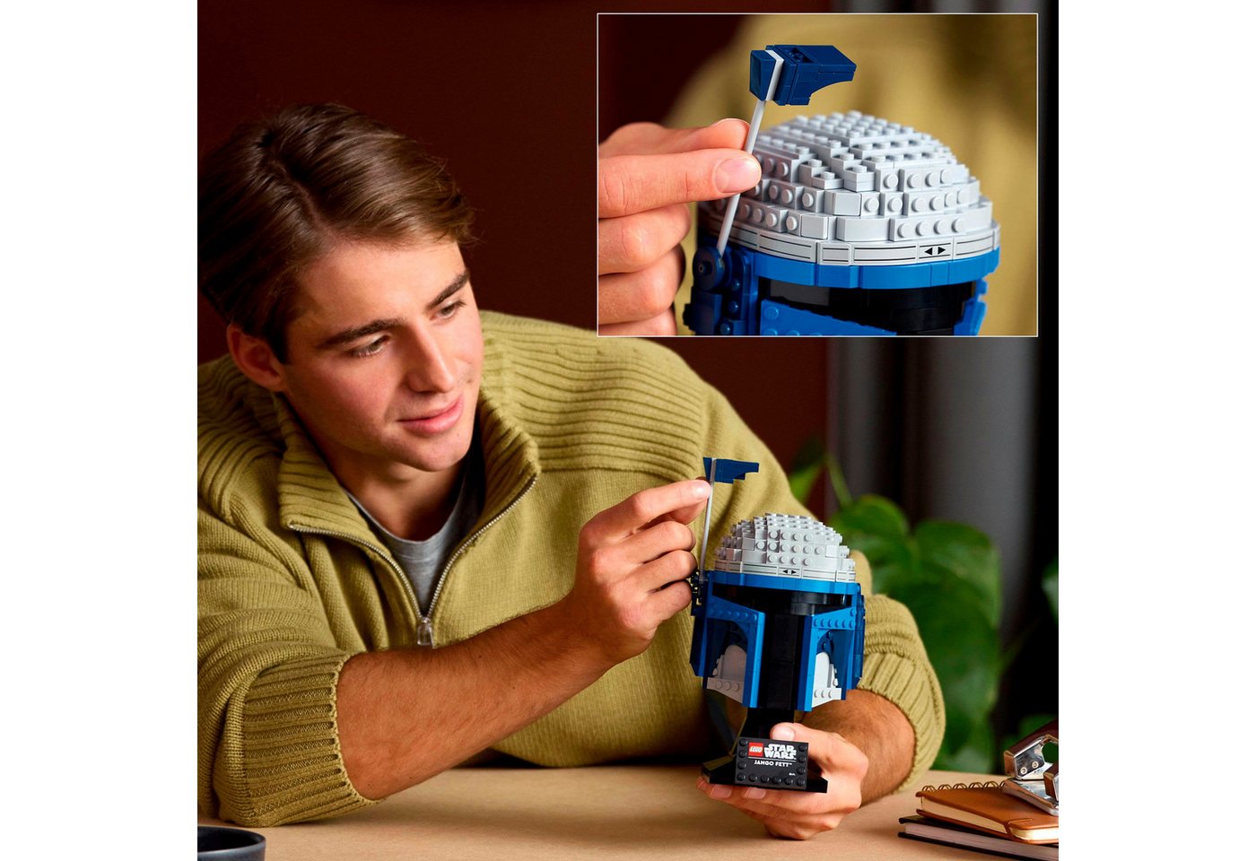 LEGO® Jango Fett Helm (75408), LEGO Star Wars ™ Konstruktionsspielsteine, (616 St), Made in Europe – Bild 5 von 5
