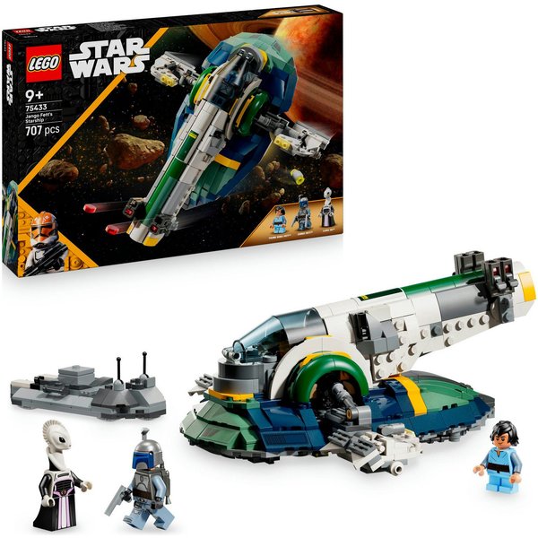 LEGO® Jango Fetts Sternenschiff (75433), LEGO Star Wars™ Konstruktionsspielsteine, (707 St), Made in Europe