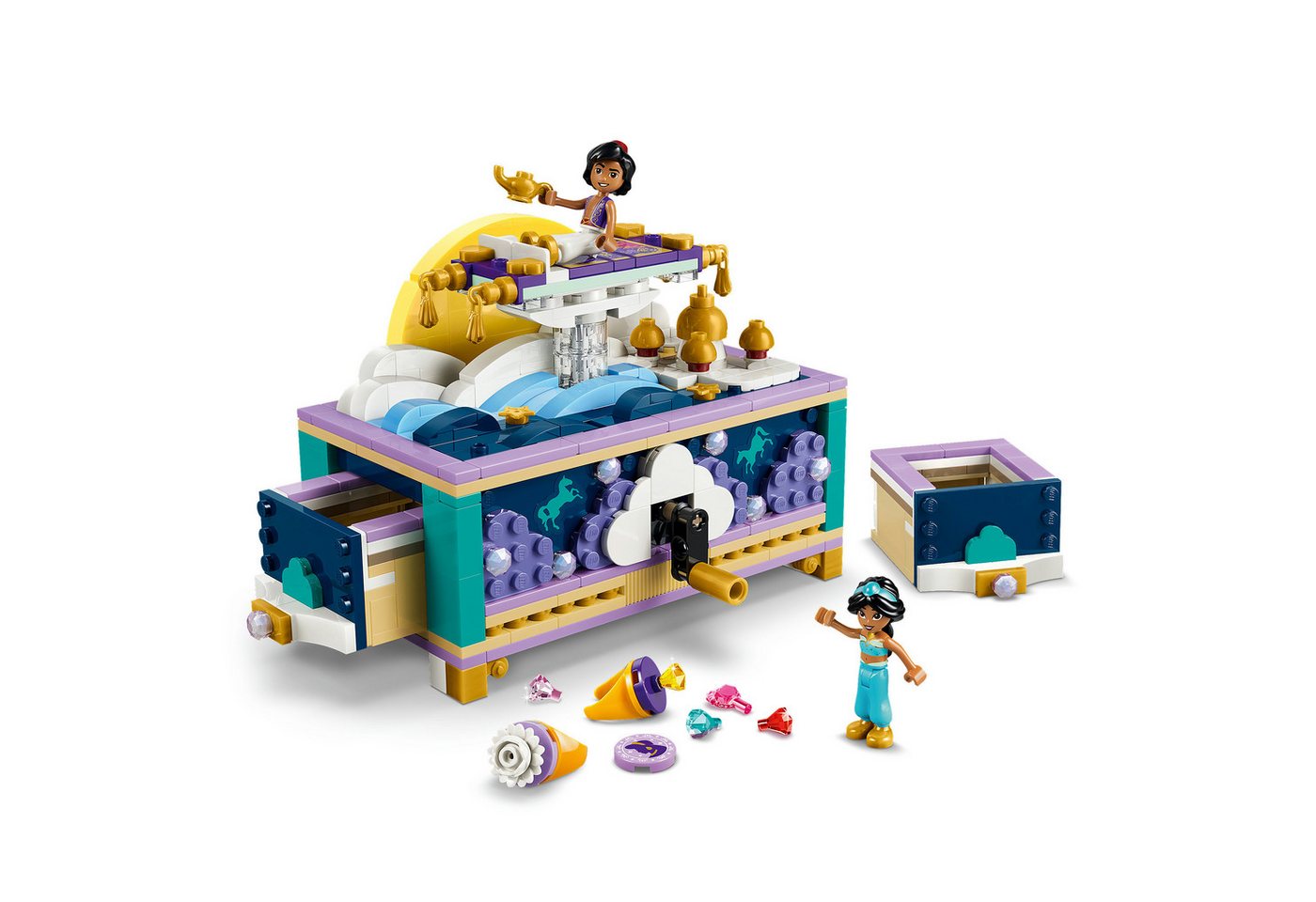 LEGO® Jasmins Schmuckkästchen (43295), LEGO Disney Princess Konstruktionsspielsteine, (458 St) – Bild 4 von 5