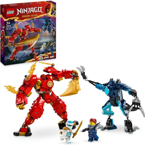 LEGO® Kais Feuermech (71808), LEGO Ninjago Konstruktionsspielsteine, (322 St), Made in Europe