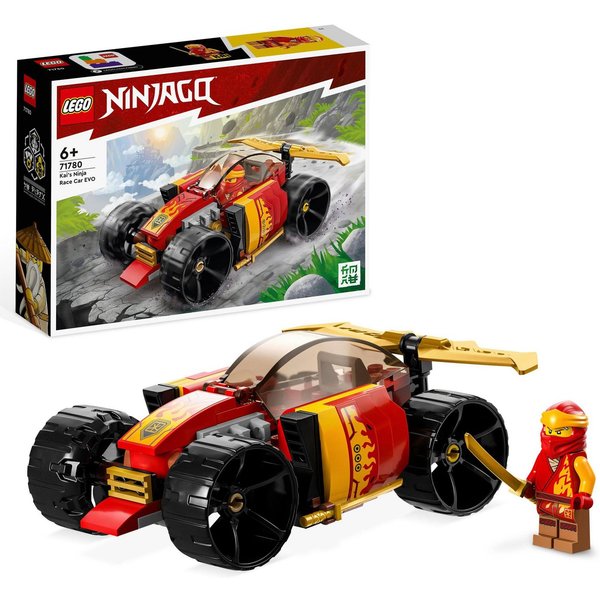 LEGO® Kais Ninja-Rennwagen EVO (71780), LEGO NINJAGO Konstruktionsspielsteine, (94 St), Made in Europe