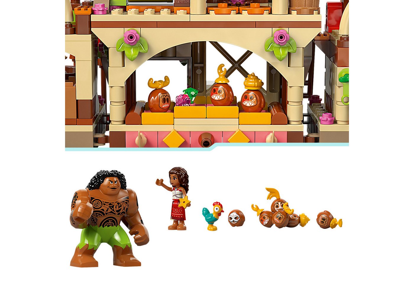 LEGO® Kakamora-Barge (43258), LEGO Disney Princess Konstruktionsspielsteine, (572 St), Made in Europe – Bild 4 von 5