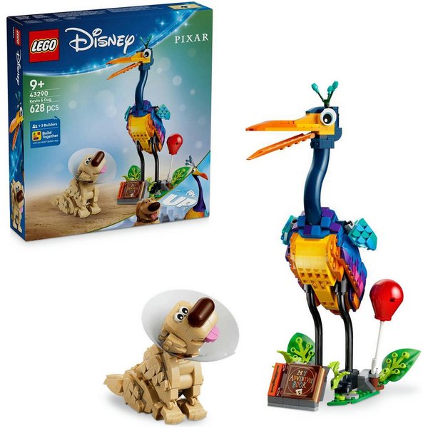 LEGO® Kevin und Dug (43290), LEGO Disney Pixar Konstruktionsspielsteine, (628 St)