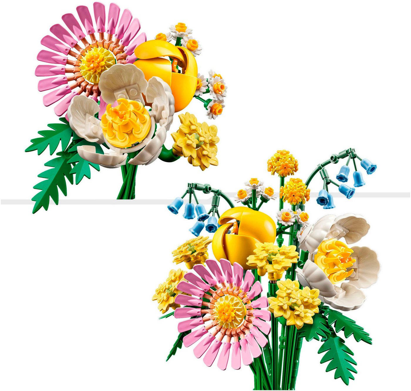 LEGO® Kleiner Sommerstrauß (10347), LEGO Botanicals Konstruktionsspielsteine, (373 St), Made in Europe – Bild 4 von 5