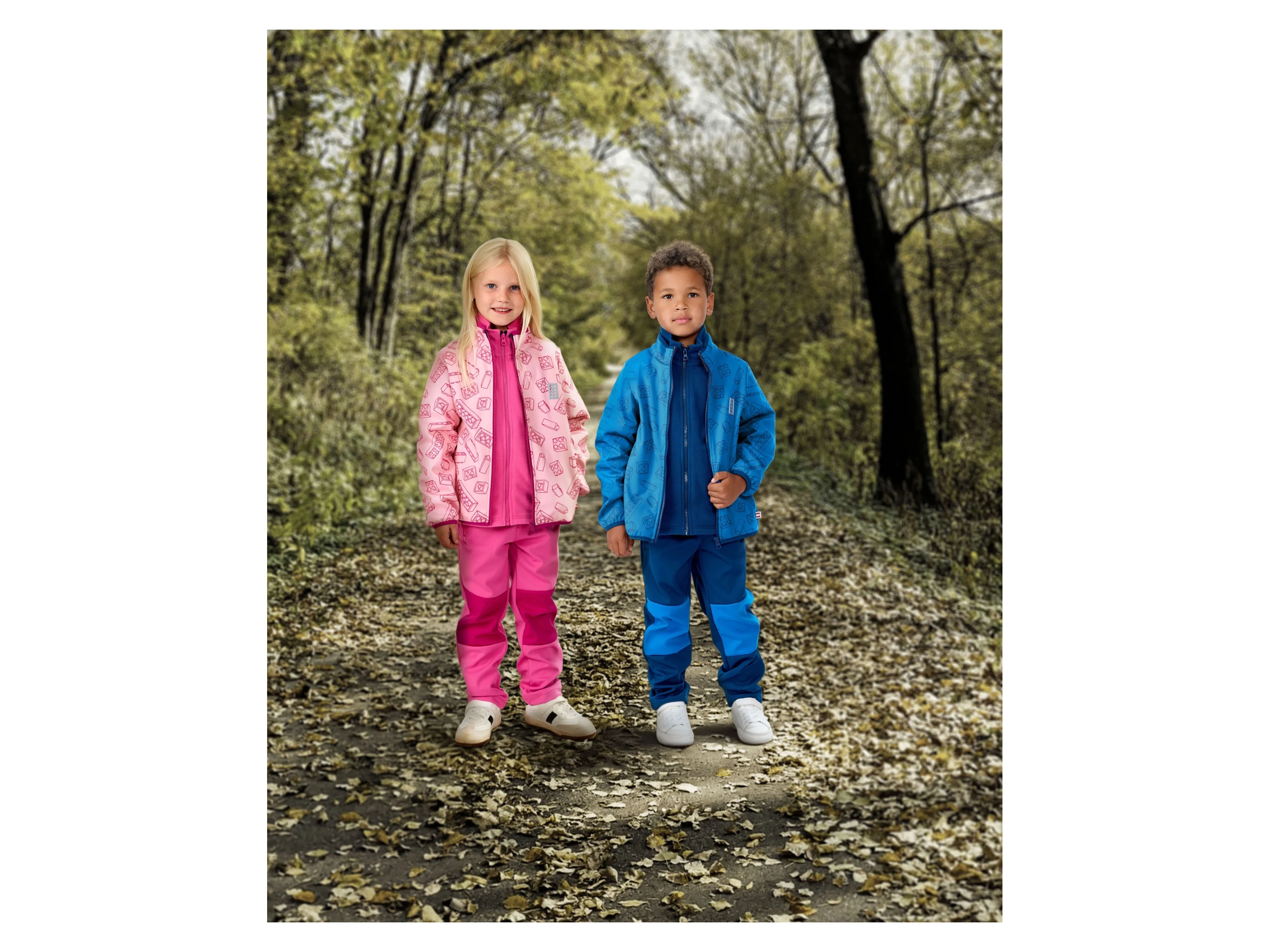 LEGO Kleinkinder Softshelljacke (Blau, 98/104) – Bild 2 von 4