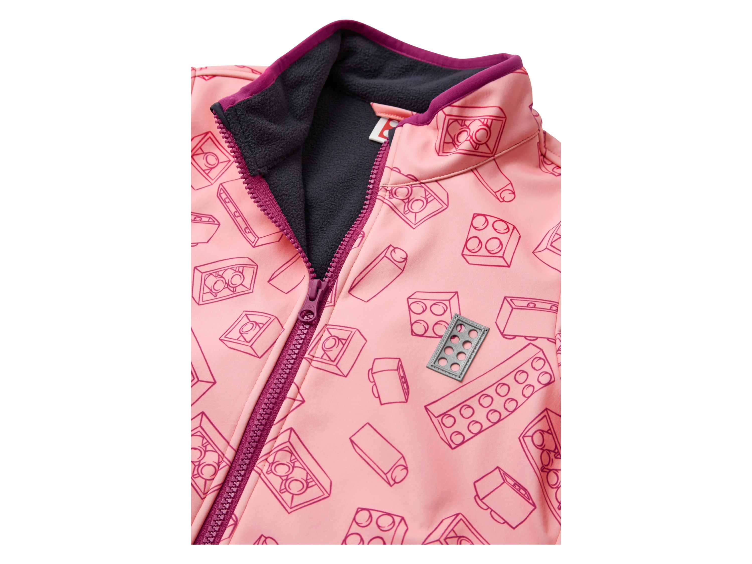 LEGO Kleinkinder Softshelljacke (Rosa, 110/116) – Bild 4 von 4