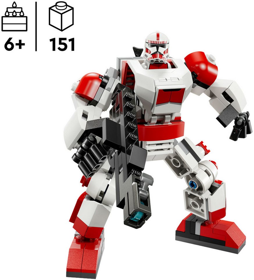 LEGO® Klon-Schocktruppen Mech (75448), LEGO Star Wars Konstruktionsspielsteine, (151 St) – Bild 3 von 5
