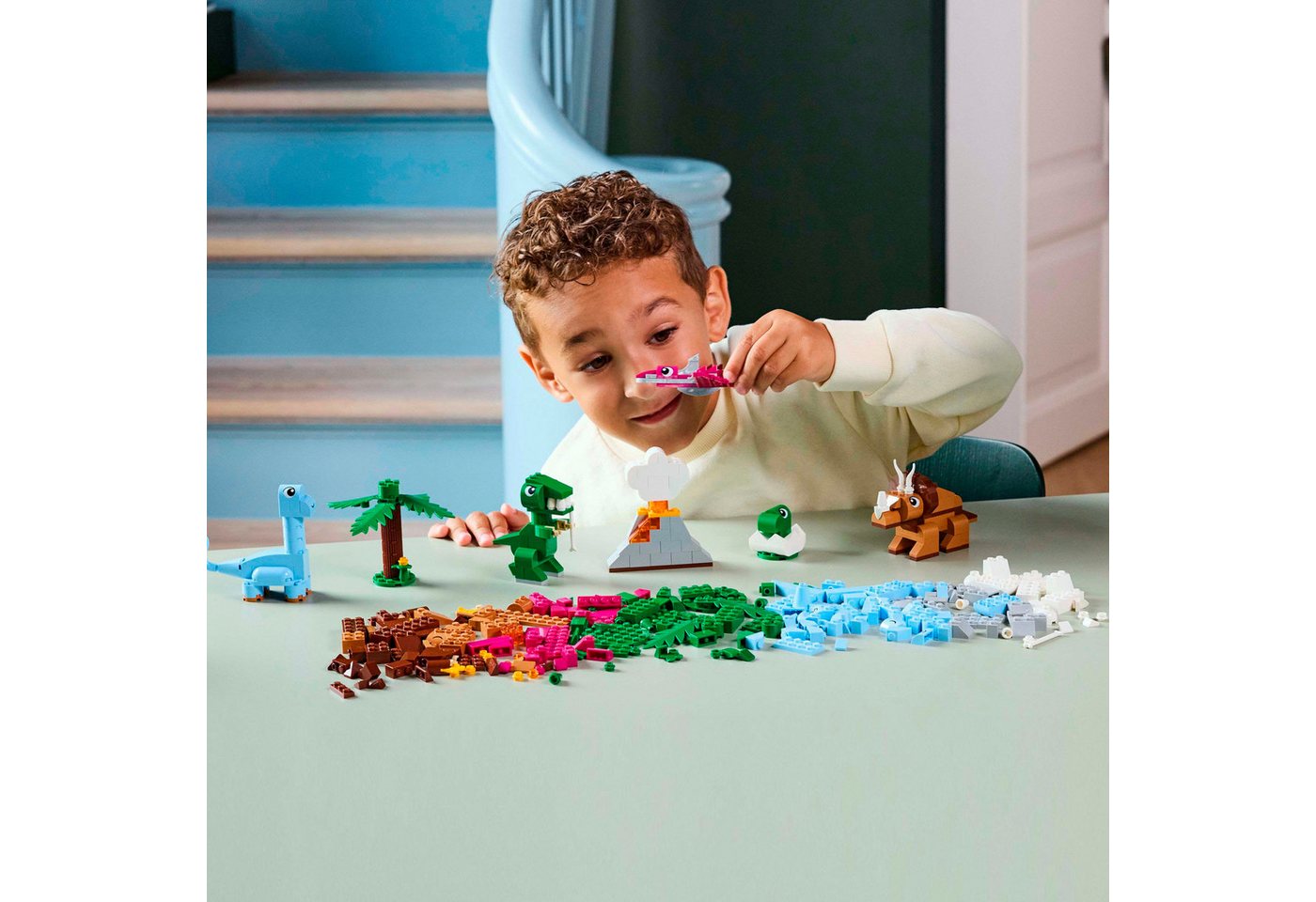 LEGO® Kreative Dinosaurier (11041), LEGO Classic Konstruktionsspielsteine, (450 St), Made in Europe – Bild 2 von 5