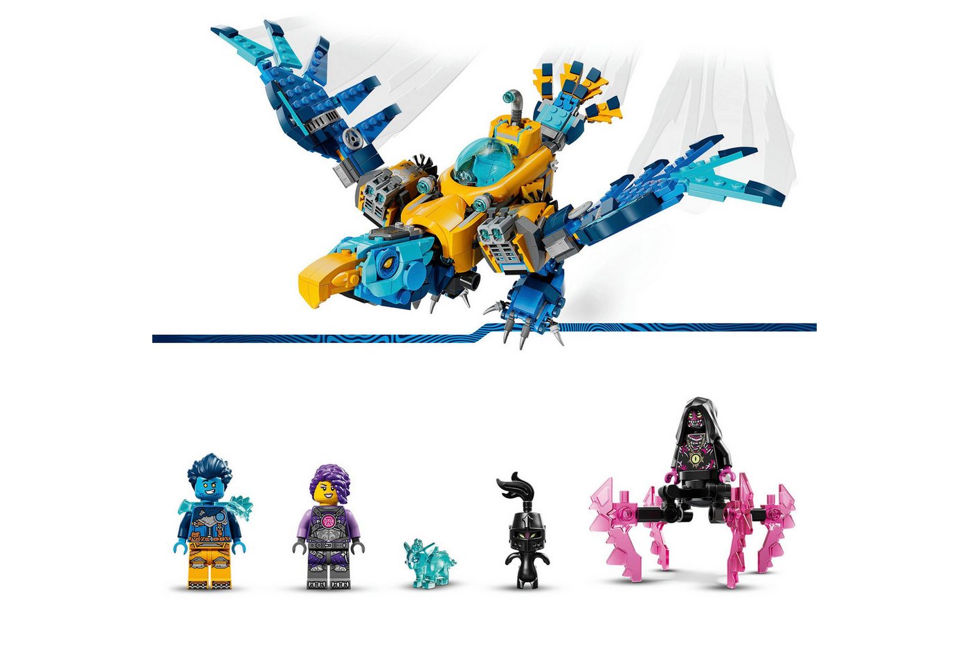 LEGO® Krokodil-U-Boot (71512), LEGO DREAMZzz Konstruktionsspielsteine, (1107 St), Made in Europe – Bild 5 von 5