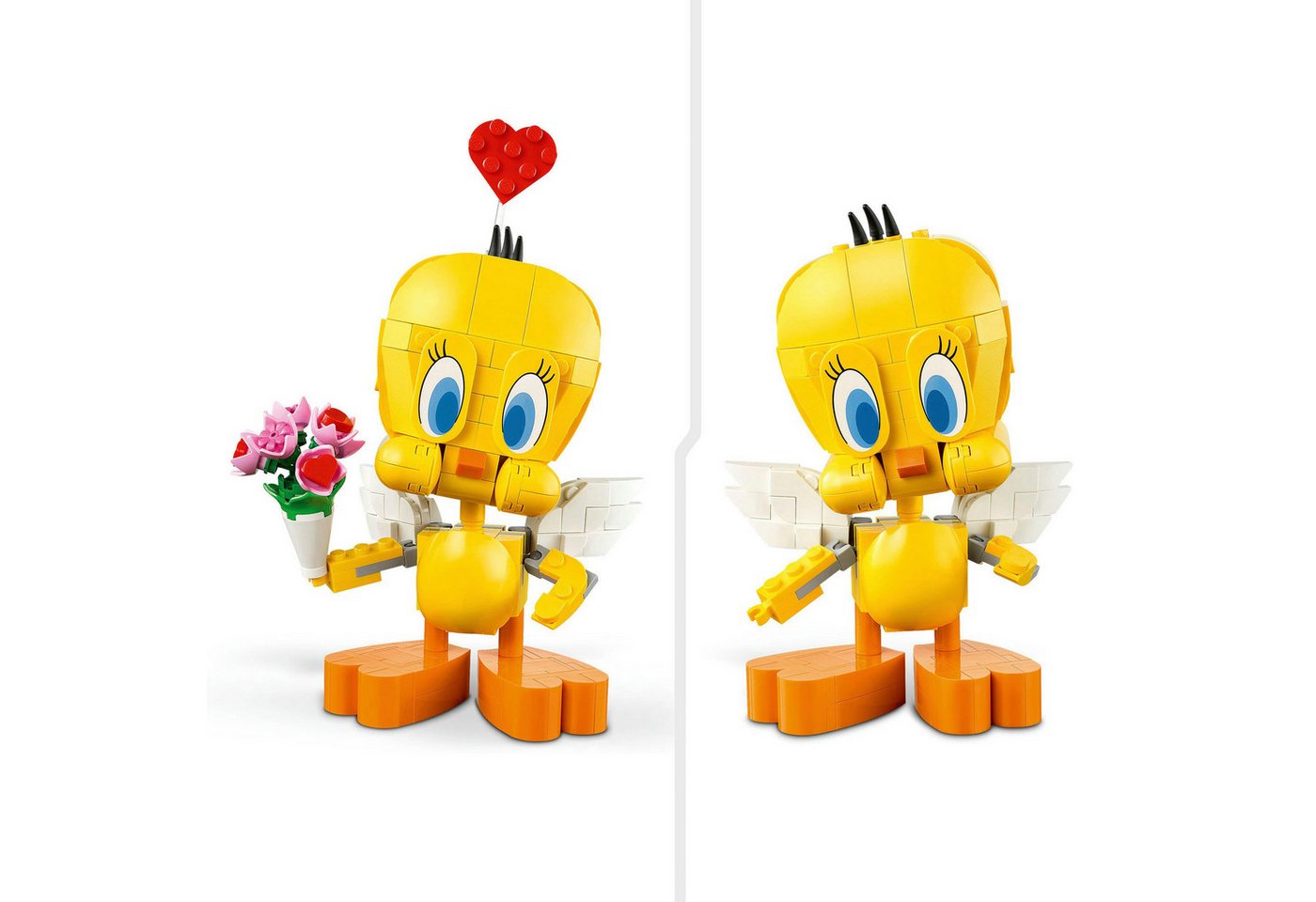 LEGO® Liebesbote Tweety (40824), LEGO Iconic Konstruktionsspielsteine, (412 St), Made in Europe – Bild 4 von 5