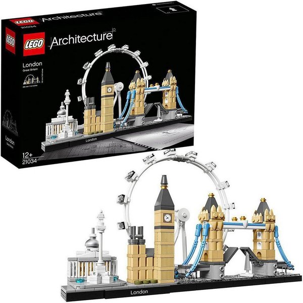 LEGO® London (21034), LEGO Architecture Konstruktionsspielsteine, (468 St), Made in Europe