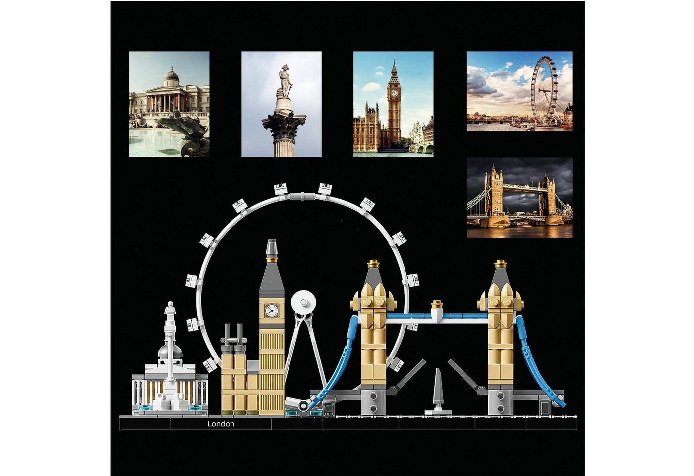 LEGO® London (21034), LEGO Architecture Konstruktionsspielsteine, (468 St), Made in Europe – Bild 4 von 5