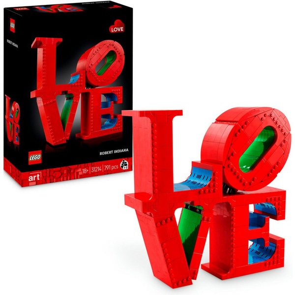 LEGO® LOVE (31214), LEGO ART Konstruktionsspielsteine, (791 St), Made in Europe
