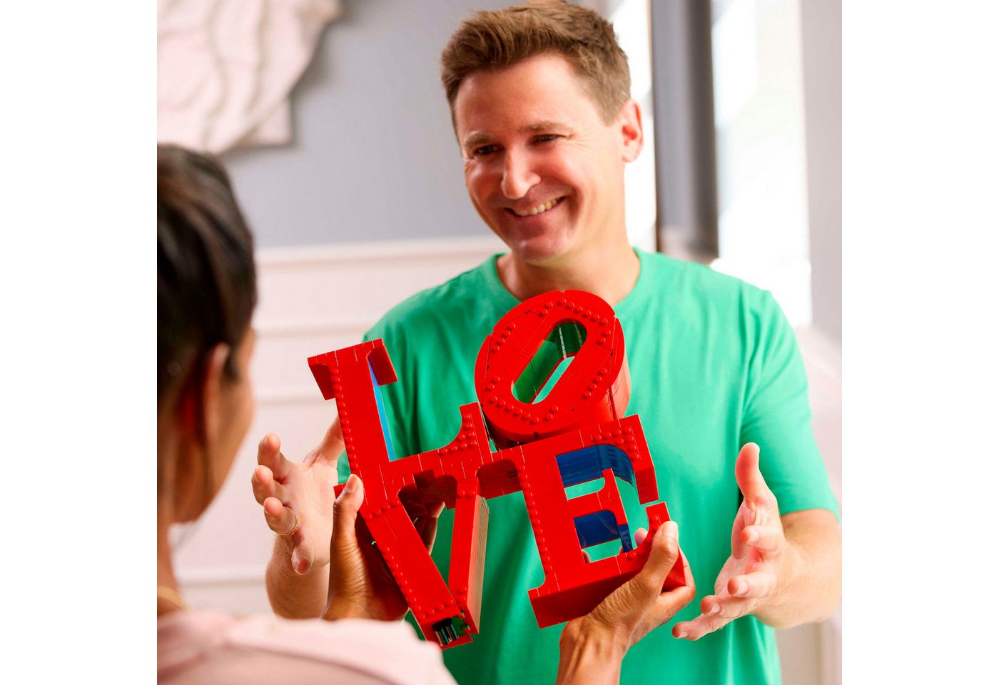LEGO® LOVE (31214), LEGO ART Konstruktionsspielsteine, (791 St), Made in Europe – Bild 2 von 5