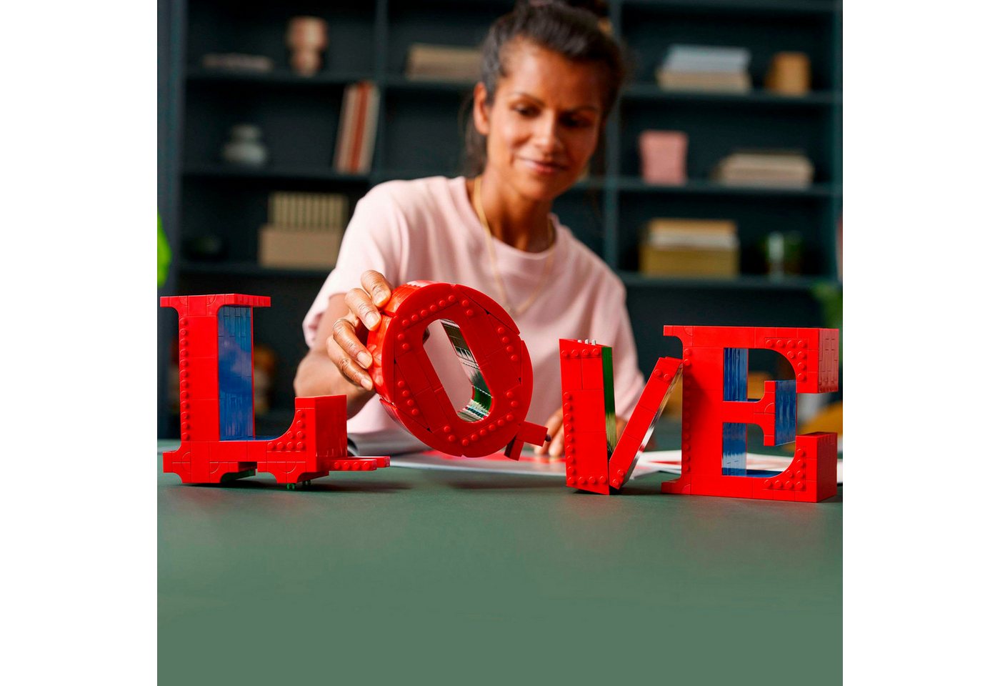 LEGO® LOVE (31214), LEGO ART Konstruktionsspielsteine, (791 St), Made in Europe – Bild 5 von 5