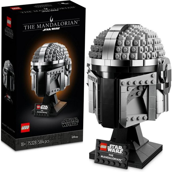 LEGO® Mandalorianer Helm (75328), LEGO Star Wars™ Konstruktionsspielsteine, (584 St), Made in Europe