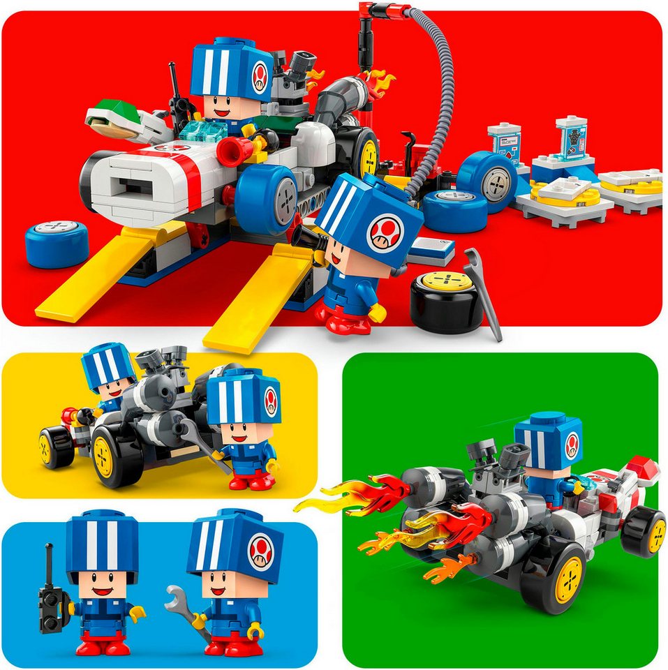 LEGO® Mario Kart™ – Toads Werkstatt (72035), LEGO Super Mario Konstruktionsspielsteine, (390 St), Made in Europe – Bild 5 von 5