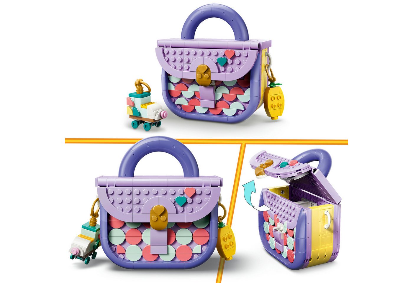 LEGO® Modische Tasche mit Staufach (31391), LEGO Creator Konstruktionsspielsteine, (272 St), Made in Europe – Bild 4 von 5