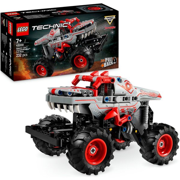 LEGO® Monster Jam™ ThunderROARus™ (42200), LEGO Technic Konstruktionsspielsteine, (232 St), Made in Europe