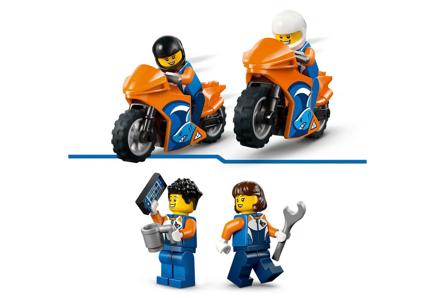 LEGO® Motorradtransporter (60491), LEGO City Konstruktionsspielsteine, (88 St), Made in Europe – Bild 5 von 5