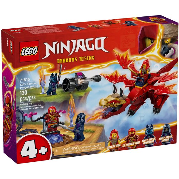 LEGO® LEGO® Ninjago 71815 Kais Quelldrachen-Duell Konstruktionsspielsteine, (120 St)